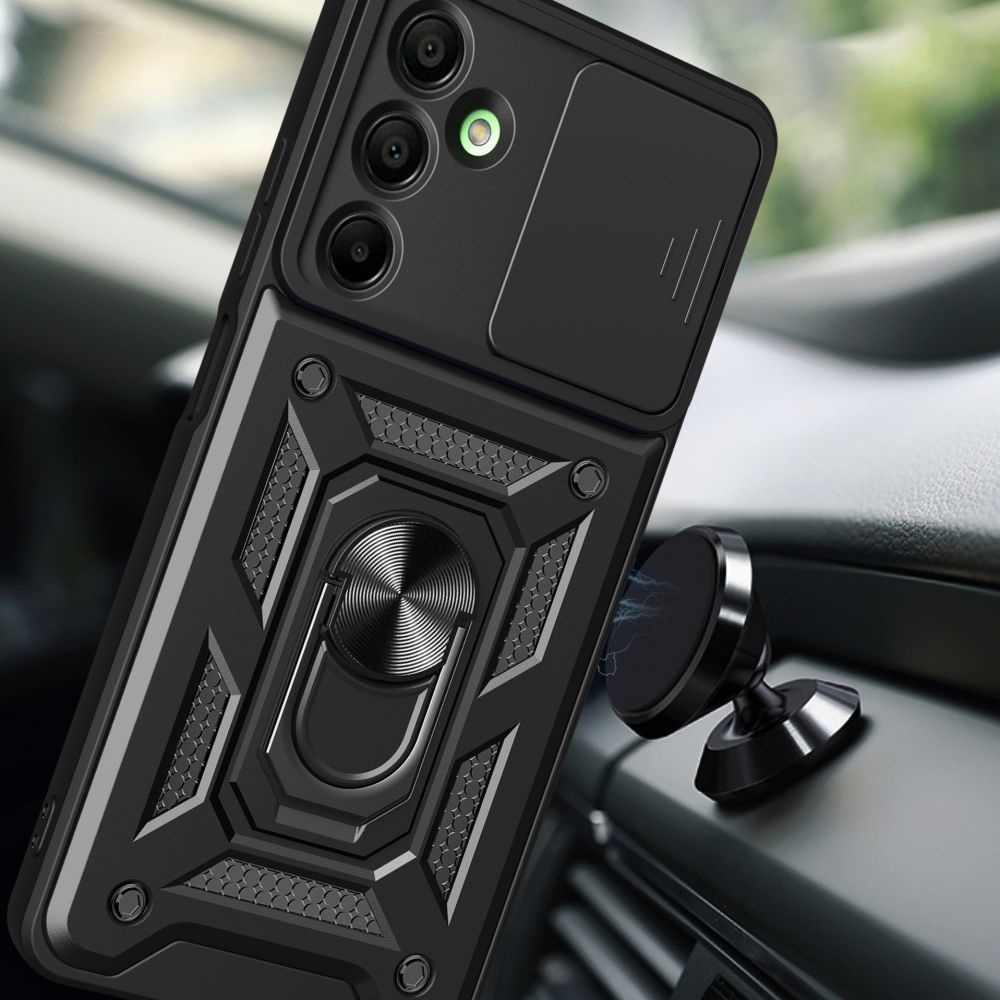 Case z magnetycznym mocowaniem Tech-Protect Camshield Pro do Galaxy A26 5G, czarne